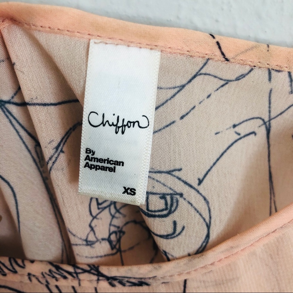 [American Apparel] Pink Chiffon Tank - Picture 4 of 4
